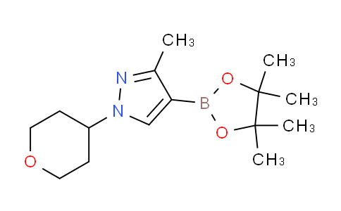 BP26066 | 1853186-01-2 | (3-Methyl-1-(tetrahydro-2h-pyran-4-yl)-1h-pyrazol-4-yl)boronic acid pinacol ester