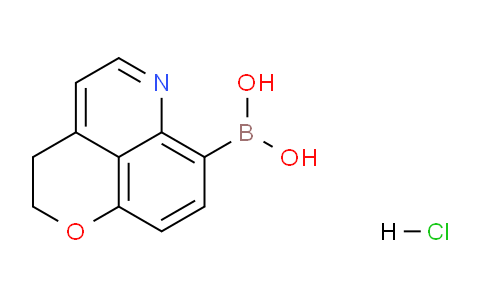 (2,3-Dihydropyrano[4,3,2-de]quinolin-7-yl)boronic acid hydrochloride