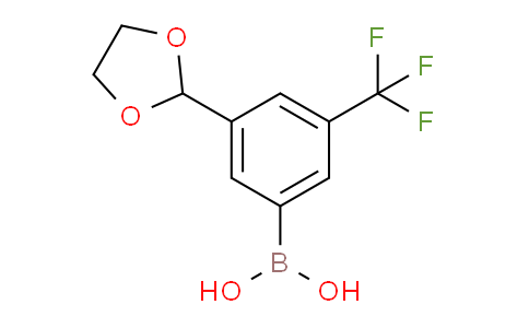 (3-(1,3-Dioxolan-2-yl)-5-(trifluoromethyl)phenyl)boronic acid