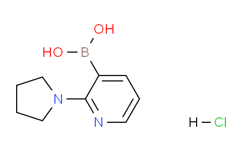 (2-(Pyrrolidin-1-yl)pyridin-3-yl)boronic acid hydrochloride