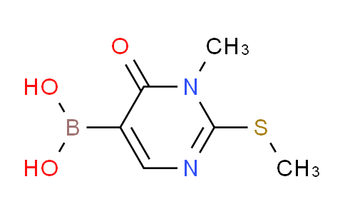 (1-Methyl-2-(methylthio)-6-oxo-1,6-dihydropyrimidin-5-yl)boronic acid