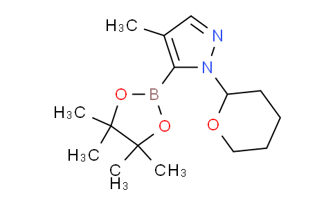 4-Methyl-1-(tetrahydro-2h-pyran-2-yl)-1H-pyrazole-5-boronic acid pinacol ester