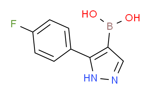 [3-(4-Fluorophenyl)-1H-pyrazol-4-yl]boronic acid