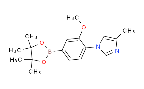 3-Methoxy-4-(4-methyl-1h-imidazol-1-yl)phenylboronic acid pinacol ester