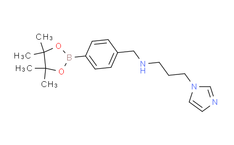 BP26348 | 1257648-78-4 | 4-[(3-(1H-Imidazol-1-yl)propyl)aminomethyl]phenylboronic acid pinacol ester