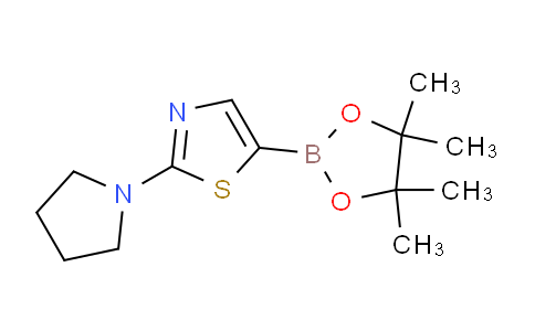 BP26362 | 1595285-01-0 | (2-(Pyrrolidin-1-yl)thiazol-5-yl)boronic acid pinacol ester