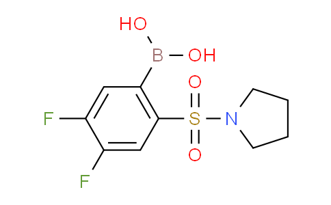 (4,5-Difluoro-2-(pyrrolidin-1-ylsulfonyl)phenyl)boronic acid