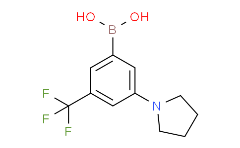 (3-(Pyrrolidin-1-yl)-5-(trifluoromethyl)phenyl)boronic acid