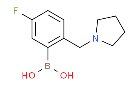 BP26370 | 1333121-77-9 | (5-Fluoro-2-(pyrrolidin-1-ylmethyl)phenyl)boronic acid