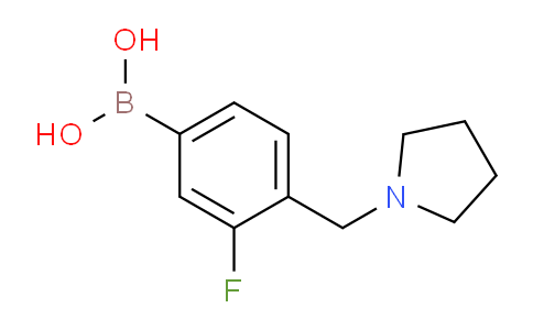 BP26375 | 1333394-28-7 | (3-Fluoro-4-(pyrrolidin-1-ylmethyl)phenyl)boronic acid