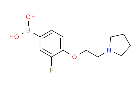 (3-Fluoro-4-(2-(pyrrolidin-1-yl)ethoxy)phenyl)boronic acid