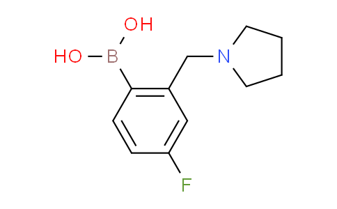 4-Fluoro-2-(pyrrolidin-1-ylmethyl)phenylboronic acid