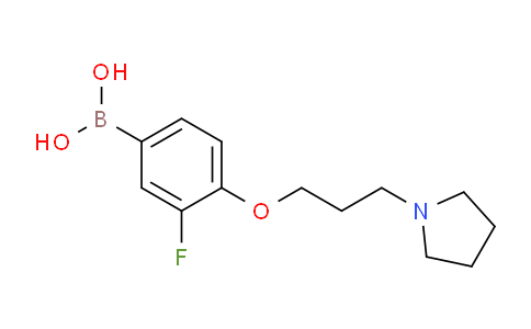 (3-Fluoro-4-(3-(pyrrolidin-1-yl)propoxy)phenyl)boronic acid