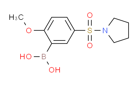 (2-Methoxy-5-(pyrrolidin-1-ylsulfonyl)phenyl)boronic acid