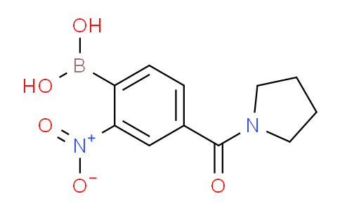 2-Nitro-4-(pyrrolidine-1-carbonyl)phenylboronic acid