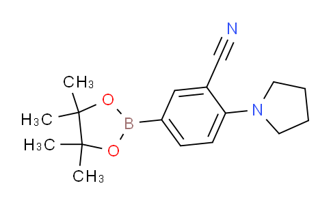 3-Cyano-4-pyrrolidinophenylboronic acid pinacol ester