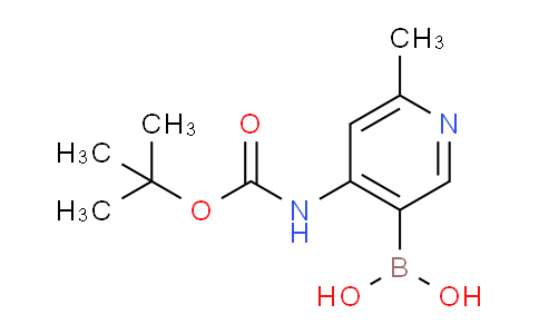 (4-((tert-Butoxycarbonyl)amino)-6-methylpyridin-3-yl)boronic acid