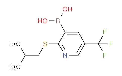 (2-(Isobutylthio)-5-(trifluoromethyl)pyridin-3-yl)boronic acid