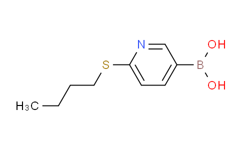 (6-(Butylthio)pyridin-3-yl)boronic acid