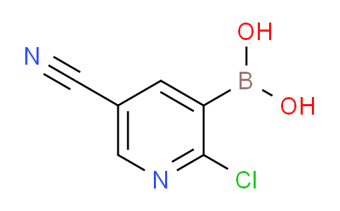 (2-Chloro-5-cyanopyridin-3-yl)boronic acid