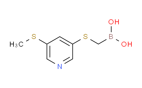 BP26654 | 913835-66-2 | (((5-(Methylthio)pyridin-3-yl)thio)methyl)boronic acid
