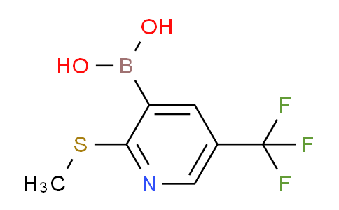 (2-(Methylthio)-5-(trifluoromethyl)pyridin-3-yl)boronic acid