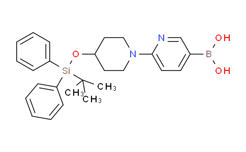 (6-(4-((tert-Butyldiphenylsilyl)oxy)piperidin-1-yl)pyridin-3-yl)boronic acid