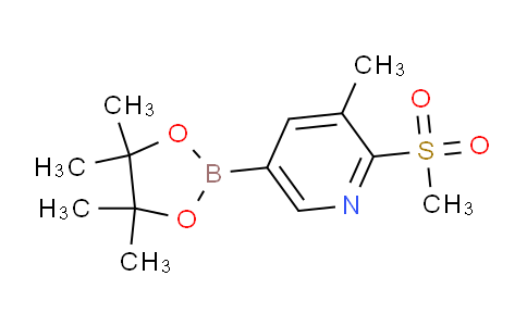 (5-Methyl-6-(methylsulfonyl)pyridin-3-yl)boronic acid pinacol ester
