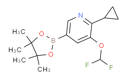 BP26795 | 1355071-80-5 | (6-Cyclopropyl-5-(difluoromethoxy)pyridin-3-yl)boronic acid pinacol ester