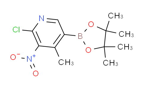 2-Chloro-4-methyl-3-nitropyridine-5-boronic acid pinacol ester