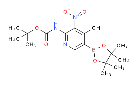 BP26813 | 1310383-55-1 | 6-Tert-butyloxycarbonylamino-5-nitro-4-methylpyridine-3-boronic acid pinacol ester