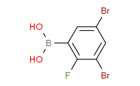 3,5-Dibromo-2-fluorophenylboronic acid