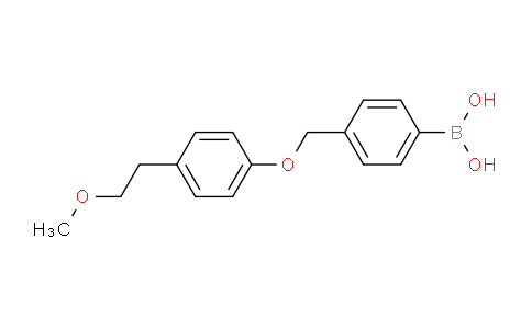 BP26952 | 870779-00-3 | 4-[(4'-(2-Methoxyethyl)phenoxy)methyl]phenylboronic acid