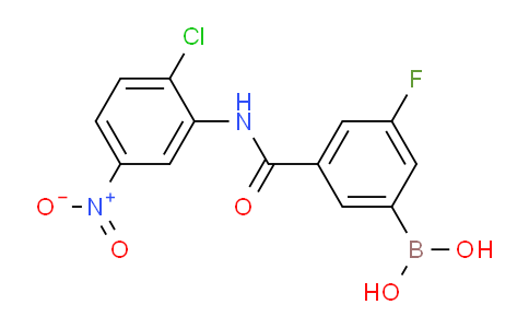 BP26982 | 1449135-52-7 | 5-(2-Chloro-5-nitrophenylcarbamoyl)-3-fluorobenzeneboronic acid