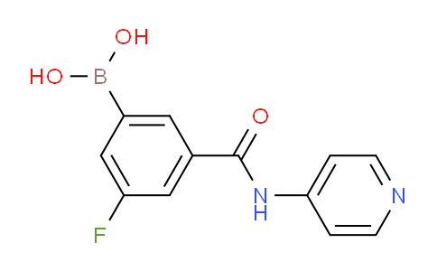 3-Fluoro-5-(4-pyridylcarbamoyl)benzeneboronic acid