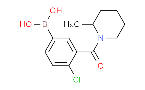 4-Chloro-3-(2-methyl-1-piperidinylcarbonyl)benzeneboronic acid