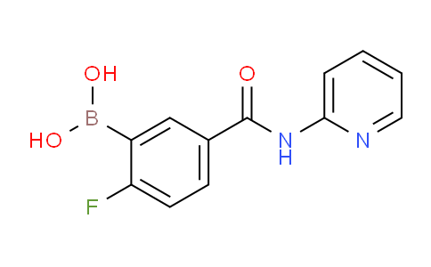 2-Fluoro-5-(2-pyridylcarbamoyl)benzeneboronic acid