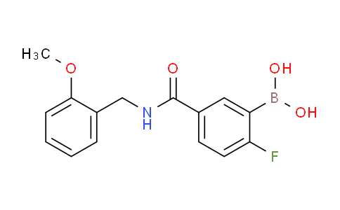 2-Fluoro-5-(2-methoxybenzylcarbamoyl)benzeneboronic acid