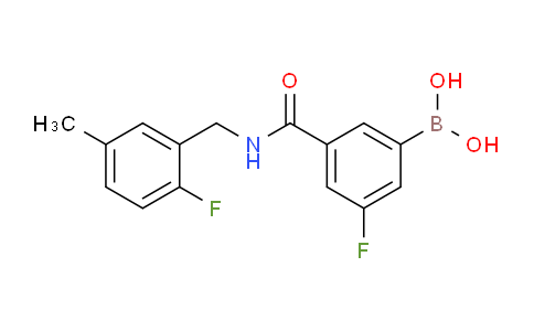 3-Fluoro-5-(2-fluoro-5-methylbenzylcarbamoyl)benzeneboronic acid