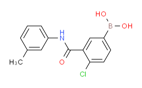 4-Chloro-3-(3-methylphenylcarbamoyl)benzeneboronic acid