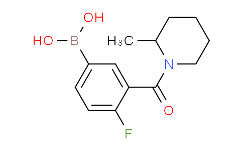 4-Fluoro-3-(2-methyl-1-piperidinylcarbonyl)benzeneboronic acid