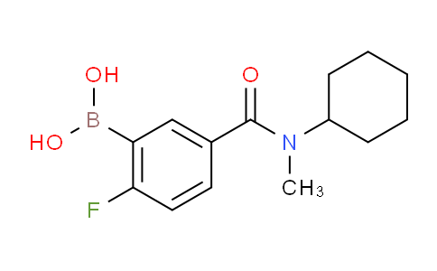 5-[Cyclohexyl(methyl)carbamoyl]-2-fluorobenzeneboronic acid