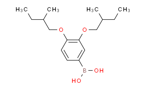 BP27078 | 340148-67-6 | 3,4-Bis(2-methylbutyloxy)benzeneboronic acid