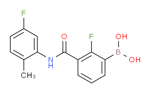 2-Fluoro-3-(5-fluoro-2-methylphenylcarbamoyl)benzeneboronic acid