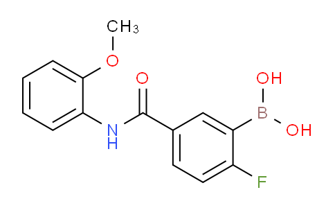 2-Fluoro-5-(2-methoxyphenylcarbamoyl)benzeneboronic acid