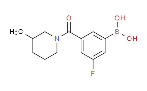 3-Fluoro-5-(3-methyl-1-piperidinylcarbonyl)benzeneboronic acid