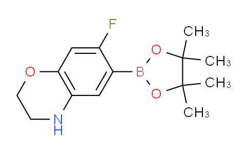 (7-Fluoro-3,4-dihydro-2h-benzo[b][1,4]oxazin-6-yl)boronic acid pinacol ester