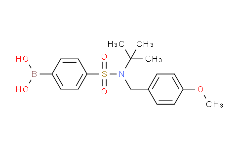 (4-(N-(tert-Butyl)-N-(4-methoxybenzyl)sulfamoyl)phenyl)boronic acid