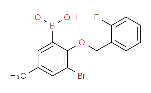 BP27189 | 849062-18-6 | (3-Bromo-2-((2-fluorobenzyl)oxy)-5-methylphenyl)boronic acid