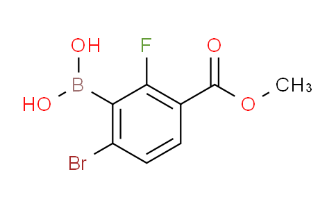 (6-Bromo-2-fluoro-3-(methoxycarbonyl)phenyl)boronic acid